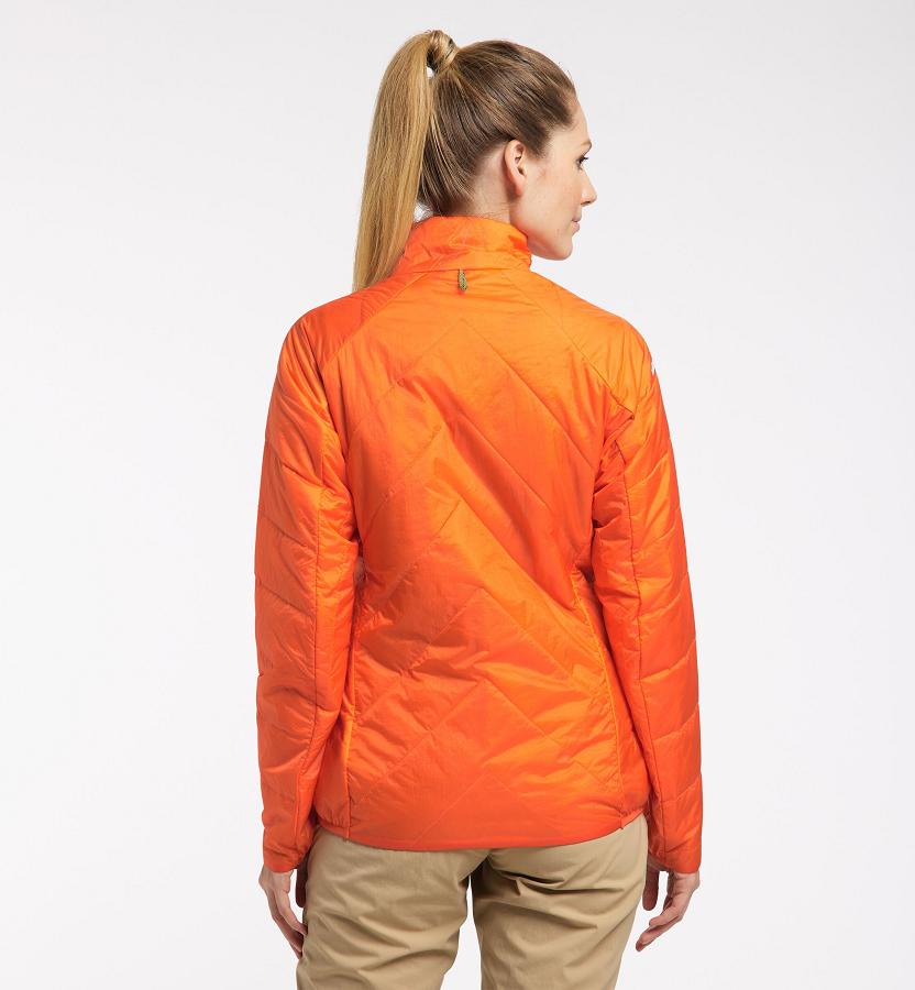 Haglöfs Womens L.I.M Barrier Down Jacket Orange New Zealand 50629QIPD